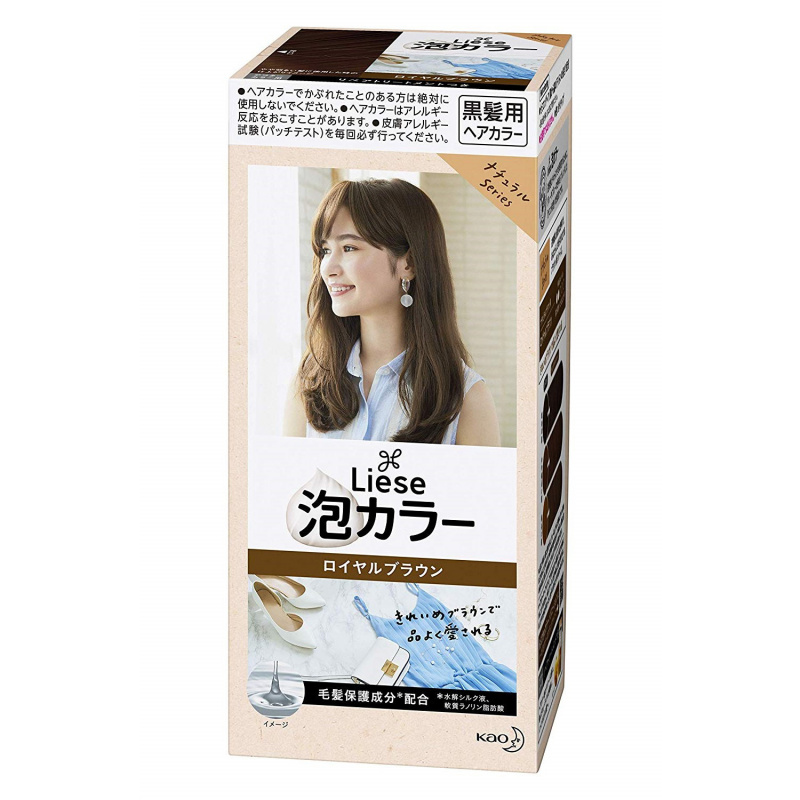 日本 KAO LIESE CREAMY BUBBLE COLOR (NATURAL SERIES) 花王泡泡染髮劑
