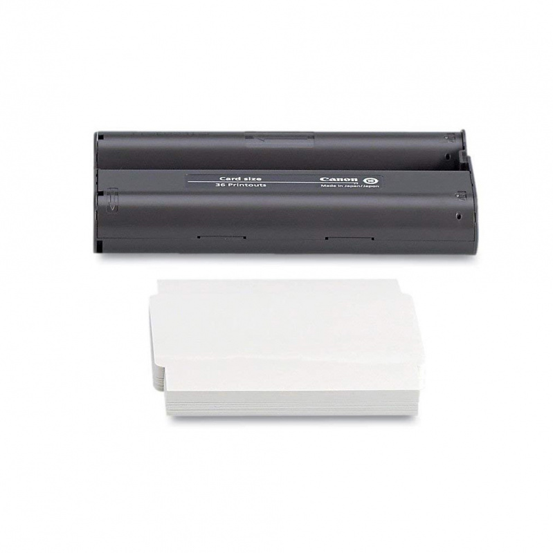 CANON KC-36IP SELPHY CP COMPACT PHOTO PRINTER COLOR INK / PAPER SET 36 SHEETS 輕巧相片打印機相紙 (信用卡尺寸) 36 張連色帶套裝