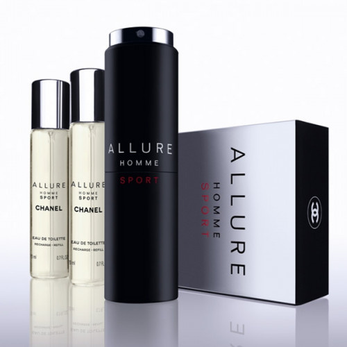 CHANEL Allure Homme Sport Eau De Toilette Travel Spray 3 x