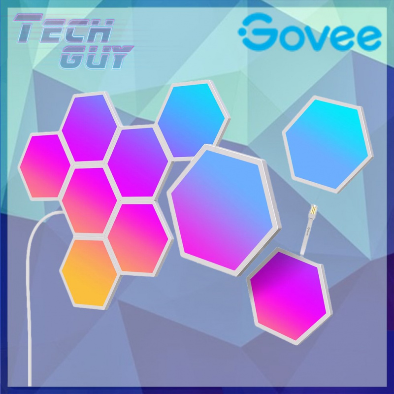 Govee【H6061】Glide Hexa Light Panels 六角形接拼智能氣氛燈 [10件裝]