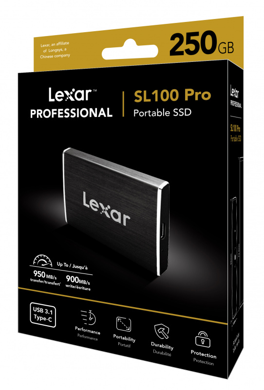 Lexar Professional SL100 Pro 易攜式極速固態硬碟SSD【500GB/1TB】