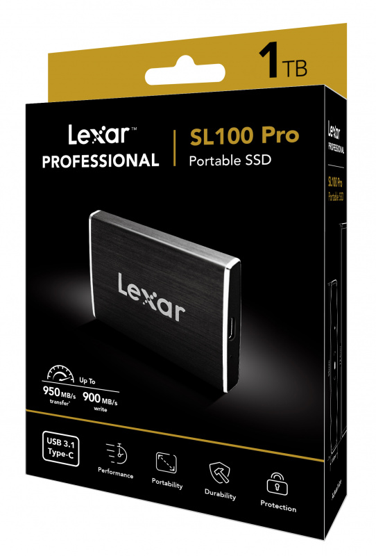 Lexar Professional SL100 Pro 易攜式極速固態硬碟SSD【500GB/1TB】