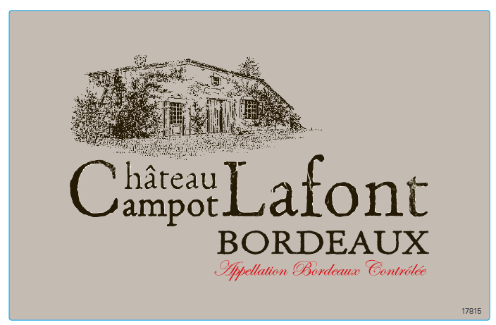 Chateau Lafont AOC Bordeaux 2019 法國波爾多拉富莊園紅酒 [750ml]