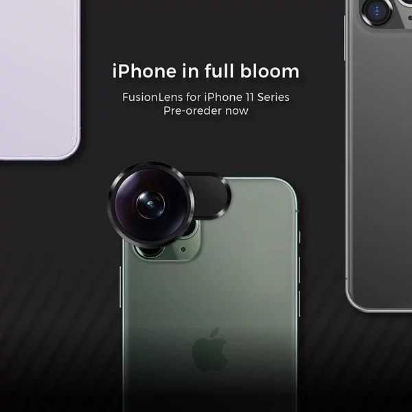 FusionLens 2.0 360全景手機鏡頭 for iPhone 11/11 Pro/11 Pro MaxX/XS/XS Max/XR