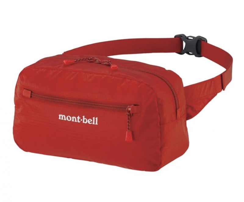 【💥日本直送】mont-bell 方形收納袋 可以收納錢包手機 方便旅行 腰包 收納袋 五色 M尺寸
