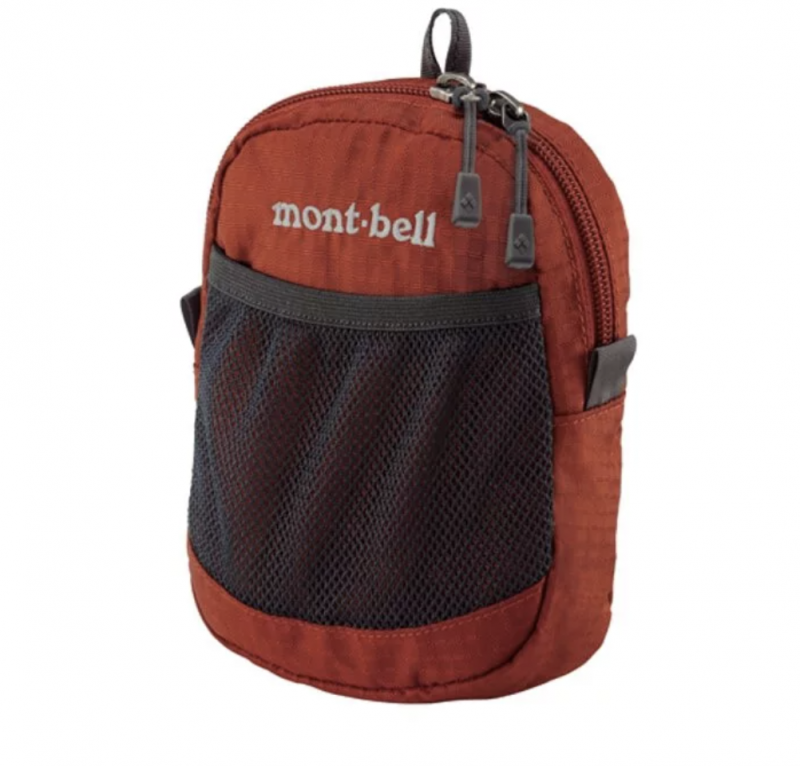 【💥日本直送】mont-bell 4 種方式使用 有一個網袋 存放小物品 腰包 六色 