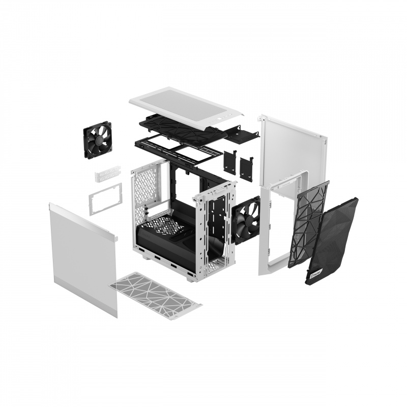 Fractal Design Meshify 2 Nano White TG Clear Tint ( FD-C-MES2N-02 )