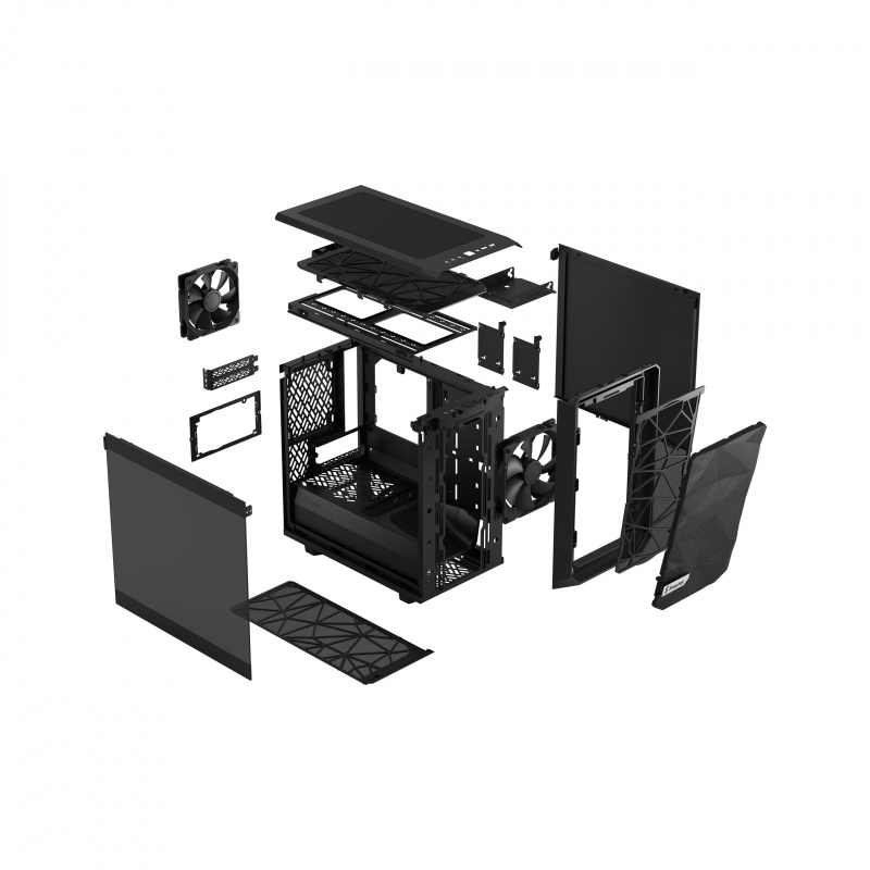 Fractal Design Meshify 2 Nano Black TG Dark Tint ( FD-C-MES2N-01 )