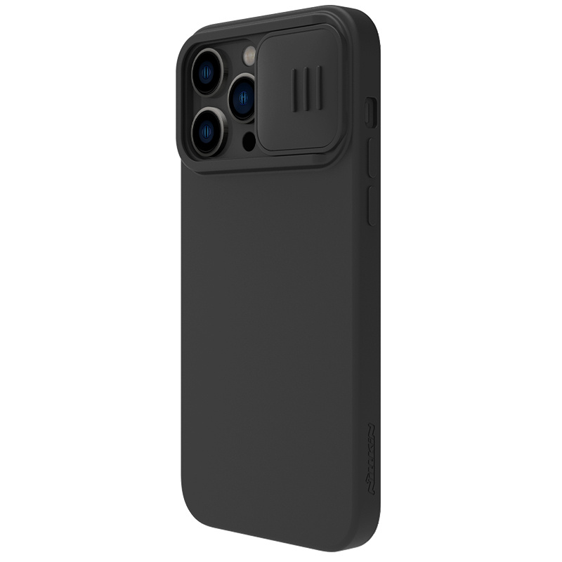 Nillkin - iPhone 14 Pro 6.1" 通用MagSafe內置磁吸液態硅膠鏡頭滑蓋手機保護殼潤鏡系列