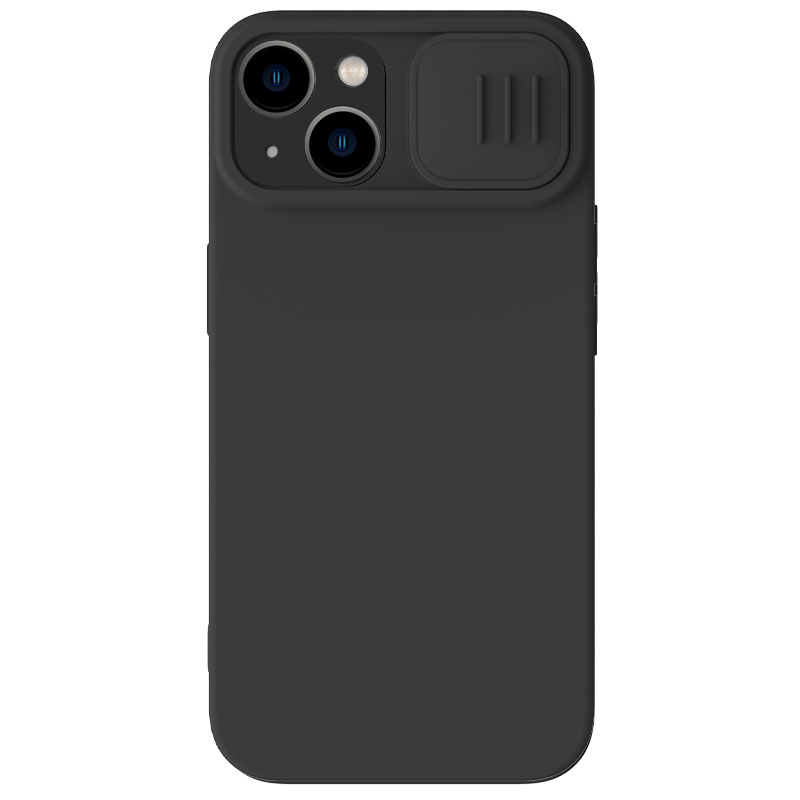 Nillkin - iPhone 14/13 6.1" 通用MagSafe內置磁吸液態硅膠鏡頭滑蓋手機保護殼潤鏡系列