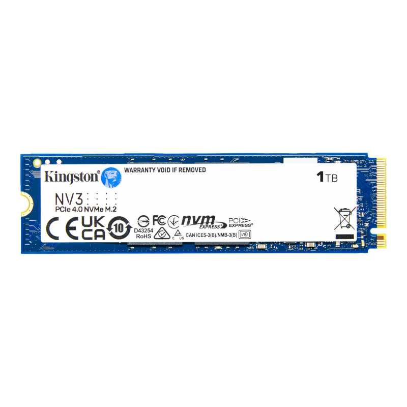 KINGSTON NV3 PCIe 4.0 NVMe SSD ( 1 - 4TB ) KINGSTON NV3 PCIe 4.0 NVMe SSD ( 1 - 4TB )