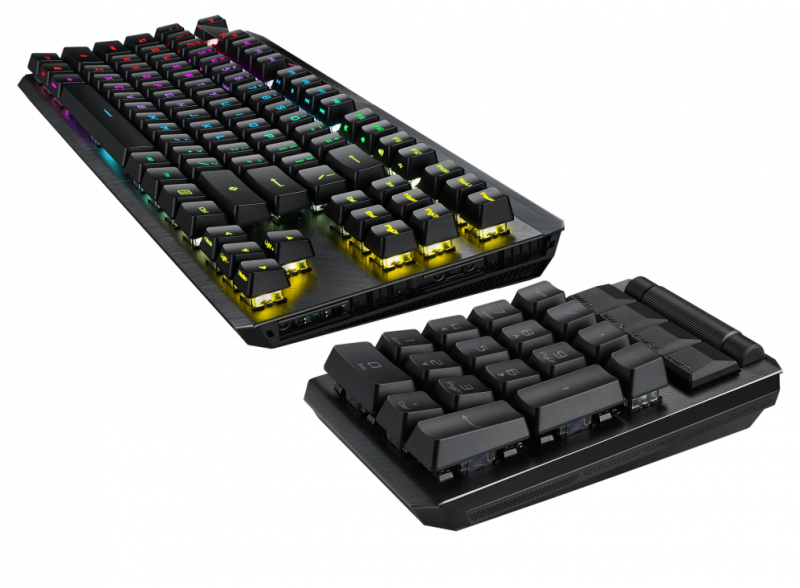 ASUS ROG Claymore II RX modular TKL 80%/100% (ROG RX Optical ) 無線電競鍵盤