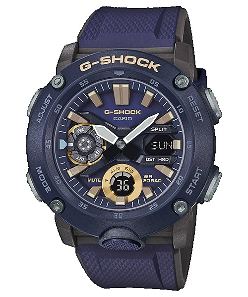 CASIO G-Shock 全新碳纖維 GA-2000男裝手錶 [5款]