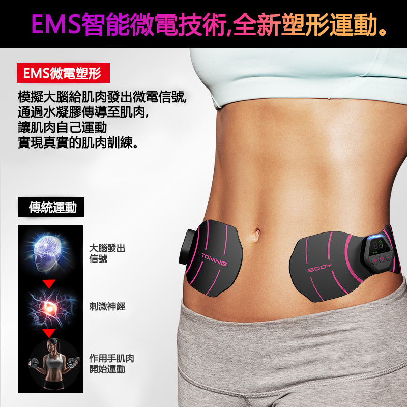 【新款】IMATE 智能健身儀健身器EMS健身儀抖脂瘦身瘦腰