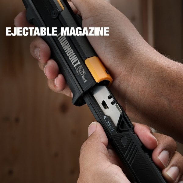 美國TOUGHBUILT RE-LOAD KNIFE BLADES INC 2X美工刀 + 2 個刀片彈匣（現貨）