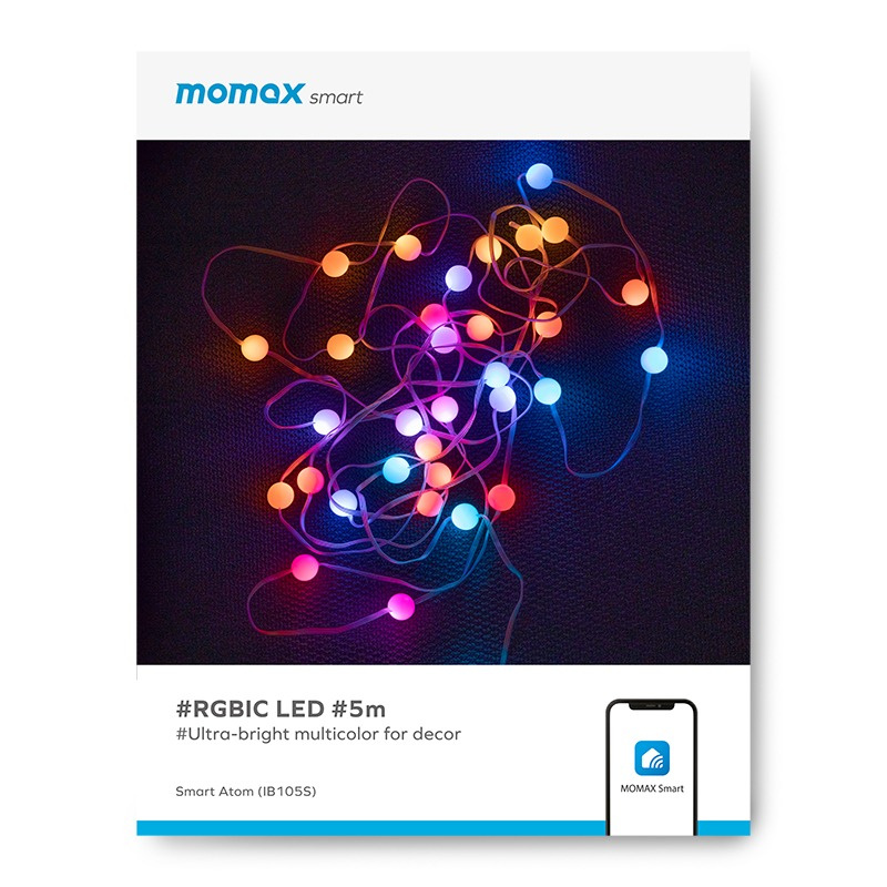 Momax Smart Atom IoT  IB10SW 智能幻彩圓球燈串
