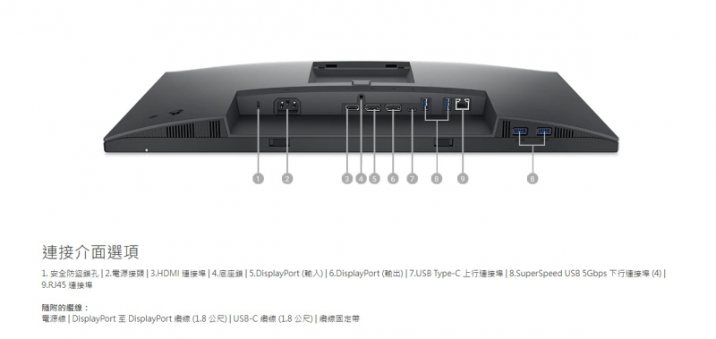 Dell - P2422HE USB-C 65w 硬件低藍光顯示器