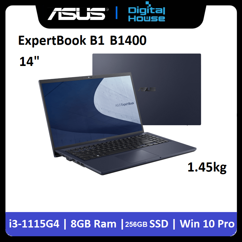 ASUS ExpertBook B1 14吋 (i3-1115G4, 8+1000GB SSD) B1400CEAE-EB4506R