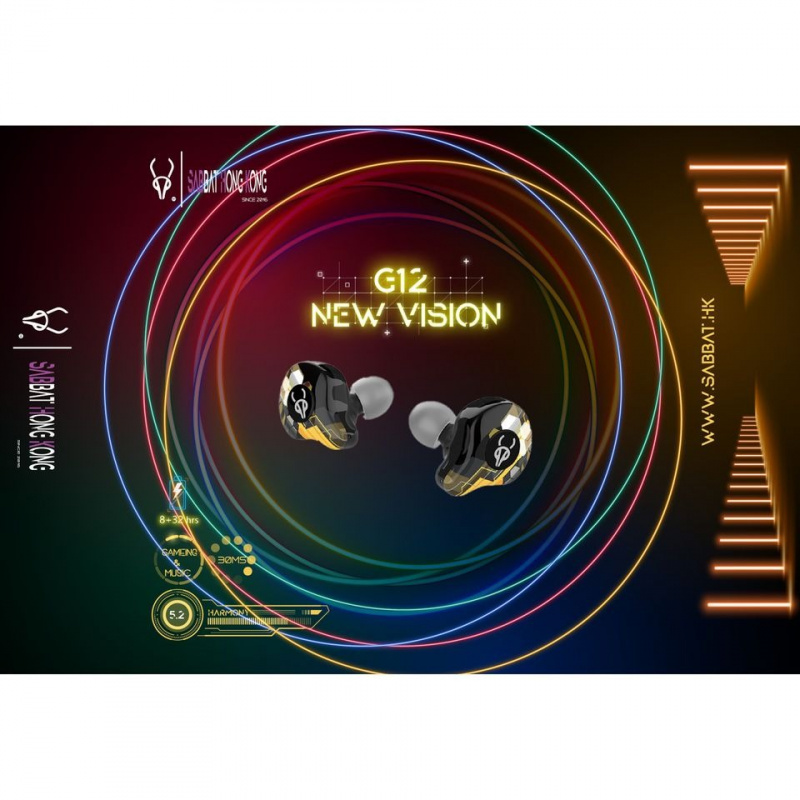 Sabbat全新-G12-電競耳機-藍牙5.2
