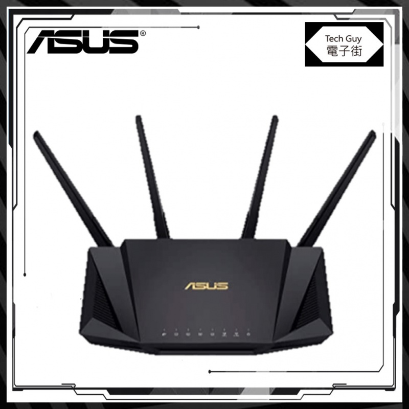 ASUS【RT-AX58U AX3000】Dual Band WiFi 6 路由器