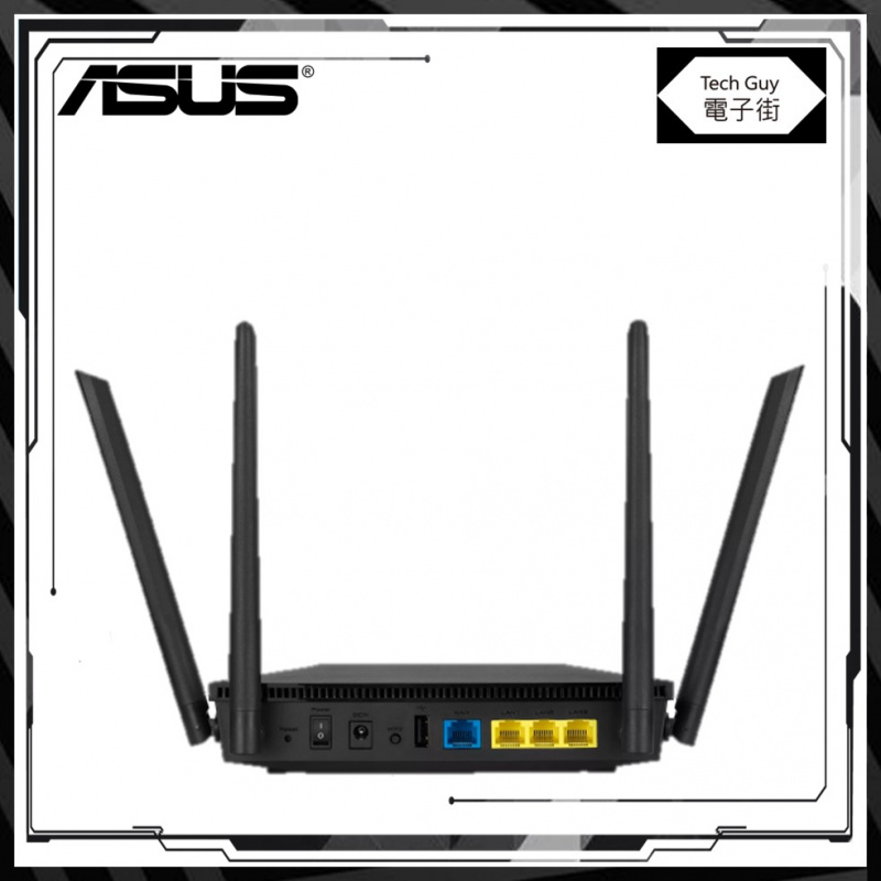ASUS【RT-AX53U AX1800】Dual Band WiFi 6 路由器