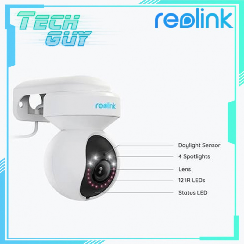 Reolink【E1 Outdoor】Smart 5MP PTZ WiFi Camera 戶外攝影機