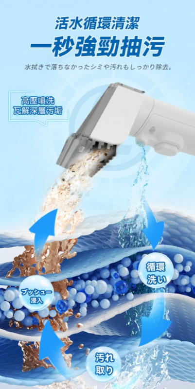 【全港免運費 行貨1年保養】Double Clean 無線乾濕水洗全屋離地清潔機 2.0 Pro