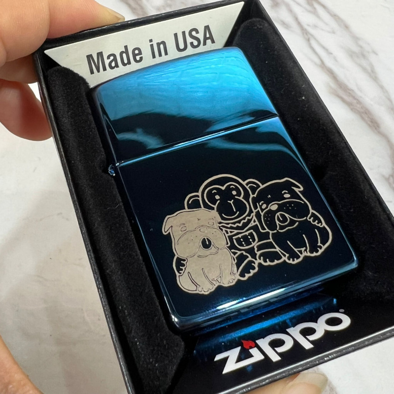 Zippo刻字火機(光面)