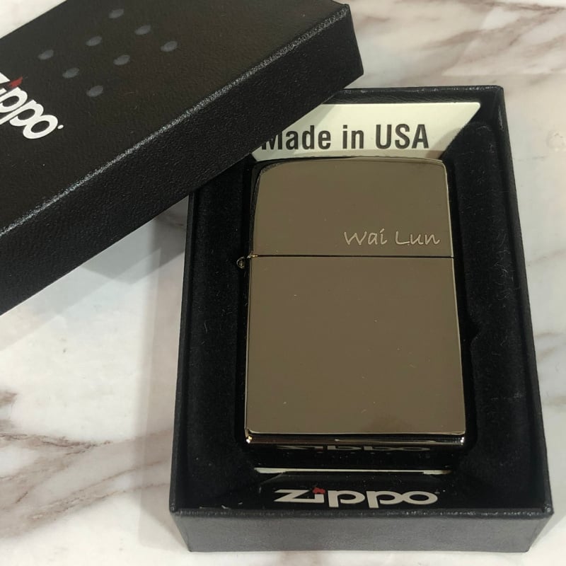 Zippo刻字火機(光面)