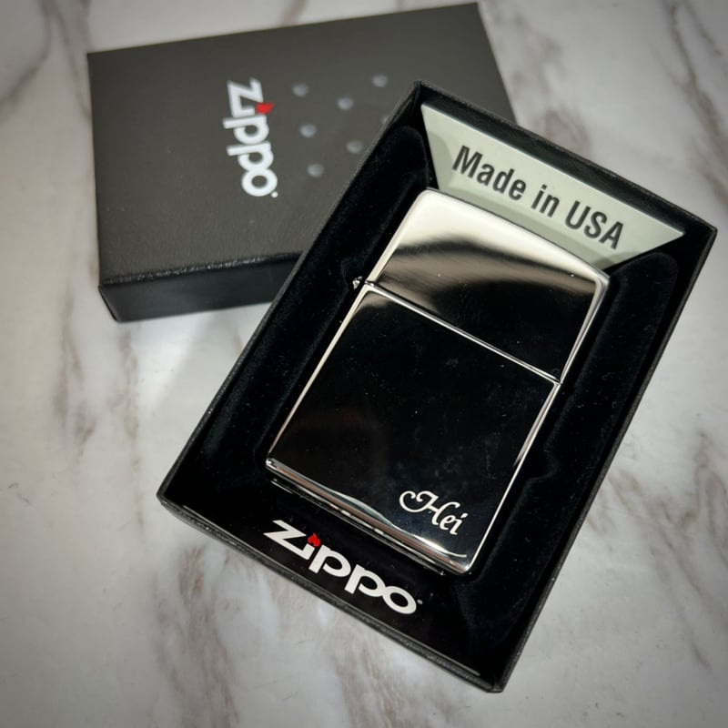 Zippo刻字火機(光面)