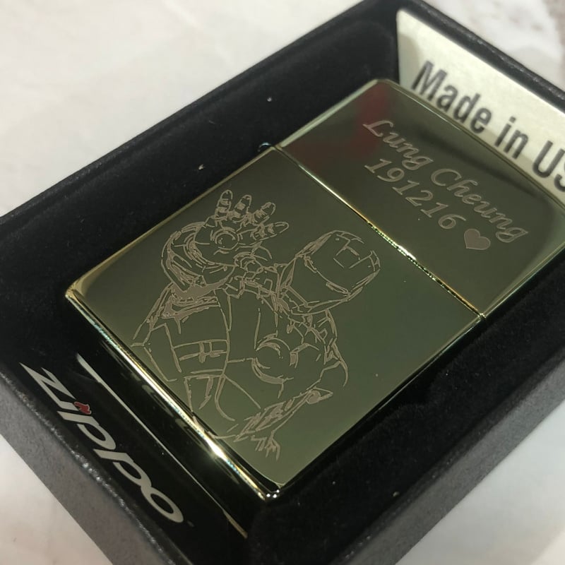 Zippo刻字火機(光面)