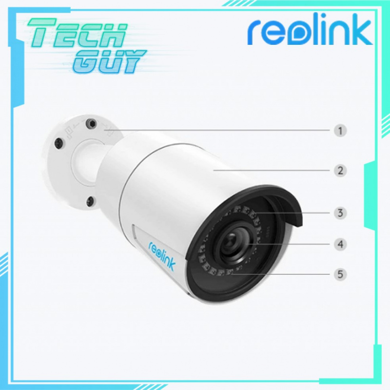 Reolink【RLK8-410B4 / RLK8-520D4】8-Channel PoE NVR Kit w/ 4*5MP PoE (Bullet/Turret) Camera