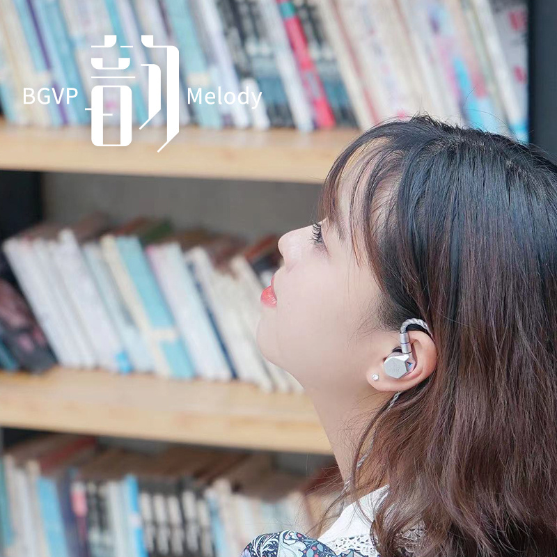 BGVP Melody 韵 入耳式動圈耳機  黑色配麥克風mic版本