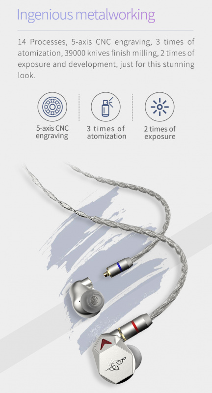 BGVP Melody 韵 入耳式動圈耳機  黑色配麥克風mic版本