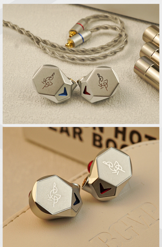 BGVP Melody 韵 入耳式動圈耳機  黑色配2.5+3.5+4.4 版本