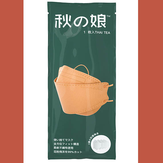 日本秋の娘防塵透氣KF94防護口罩 獨立包裝(50個)