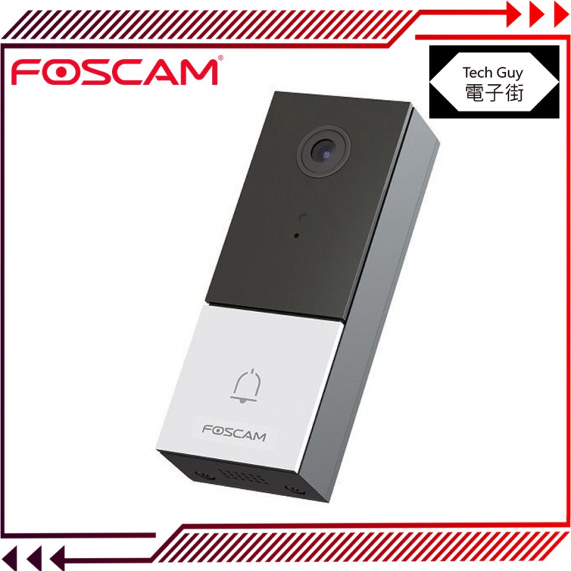 Foscam【VD1】2K WiFI Ai 視像智能門鈴 Doorbell