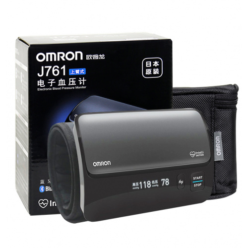 日本製造 OMRON J761 藍牙手臂式電子血壓計