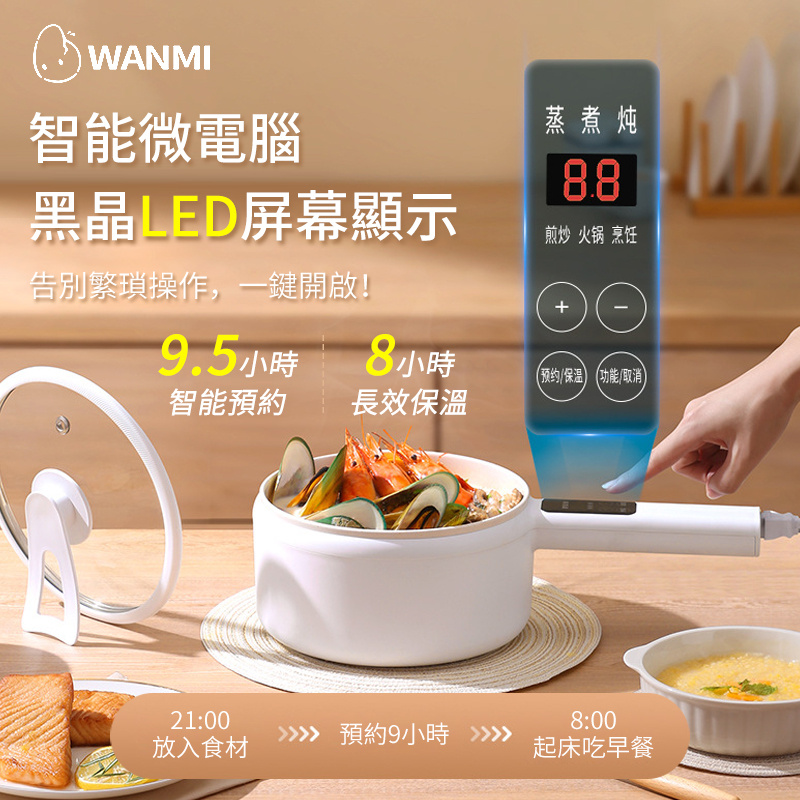 WANMI 健康不粘鍋多功能電煮鍋1.5L