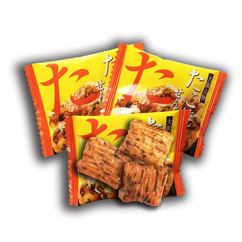 日本 大阪土產 Takobee 禦好燒、章魚燒、炸串 3味米餅禮盒 (1盒15包)【市集世界 - 日本市集】