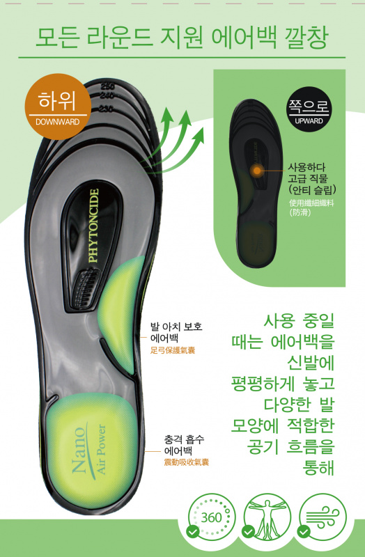 NANOSOLE 草本除臭氣囊鞋墊 (韓國製造)