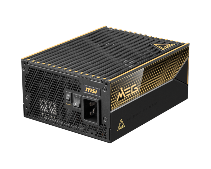 MSI MEG Ai1600T PCIE5 1600W 80Plus Titanium ( ATX 3.1 / PCIe 5.1 ) MSI MEG Ai1600T PCIE5 1600W 80Plus Titanium ( ATX 3.1 / PCIe 5.1 )