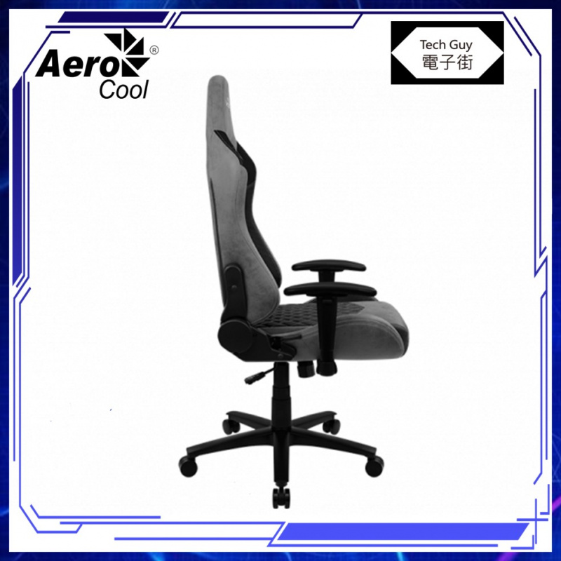 Aerocool【Duke】透氣電競椅 [黑/灰]