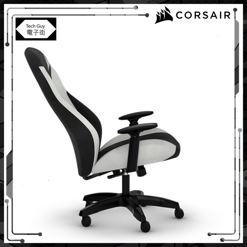 Corsair【TC60 Fabric】織物電競椅 [黑/白/灰]