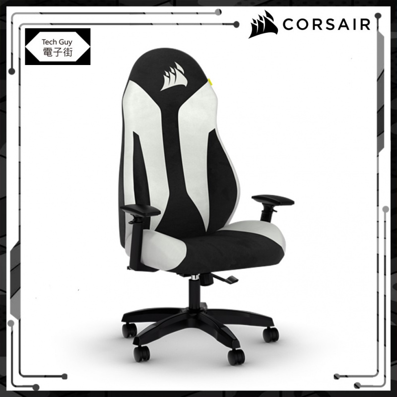 Corsair【TC60 Fabric】織物電競椅 [黑/白/灰]