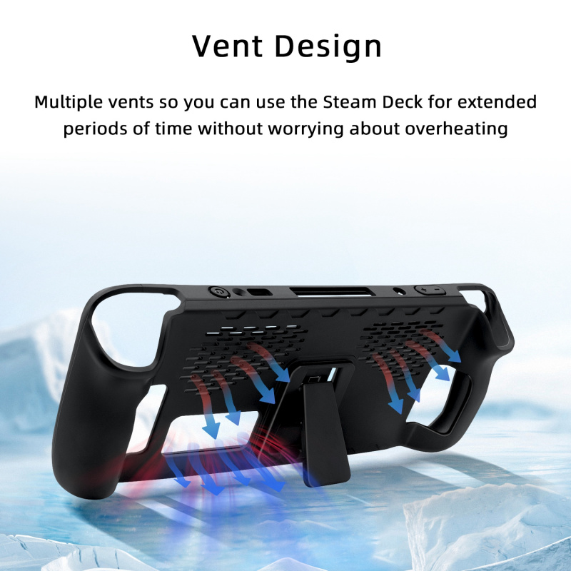 Steam Deck/Steam Deck OLED保護套連背鍵/觸控保護貼紙