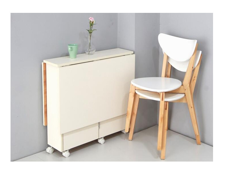 MerryRabbit - 1.4m移動版摺疊餐桌WT043-4W