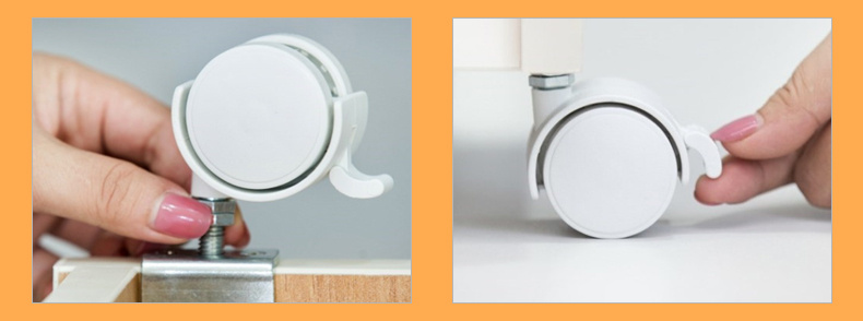 MerryRabbit - 1.4m移動版摺疊餐桌WT043-4W