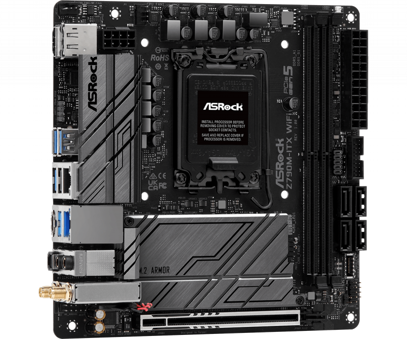 ASROCK Z790M-ITX WIFI DDR5 ITX MOTHERBOARD [現金優惠 $1799]