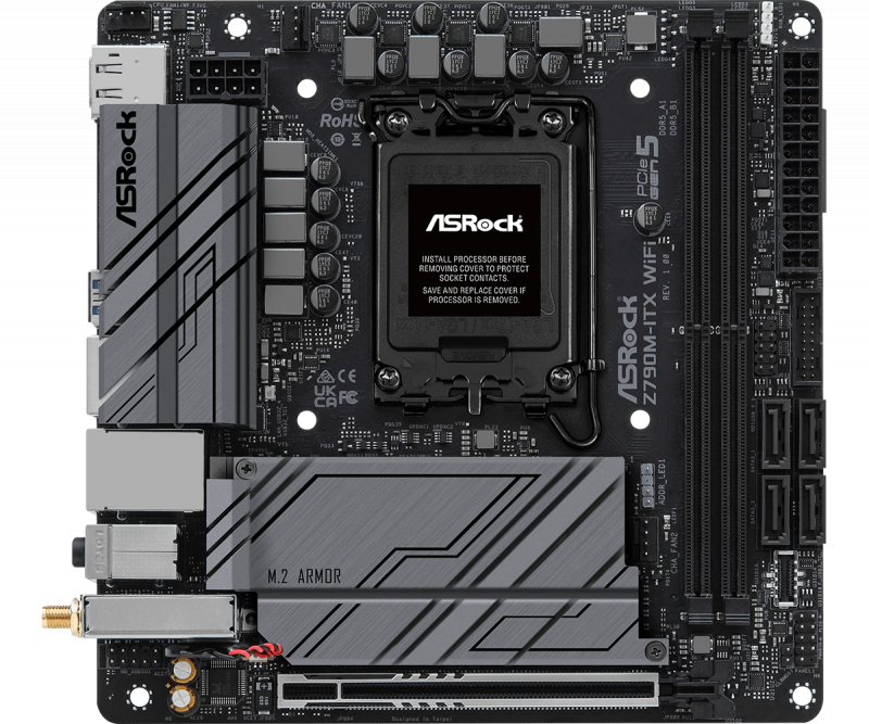 ASROCK Z790M-ITX WIFI DDR5 ITX MOTHERBOARD [現金優惠 $1799]